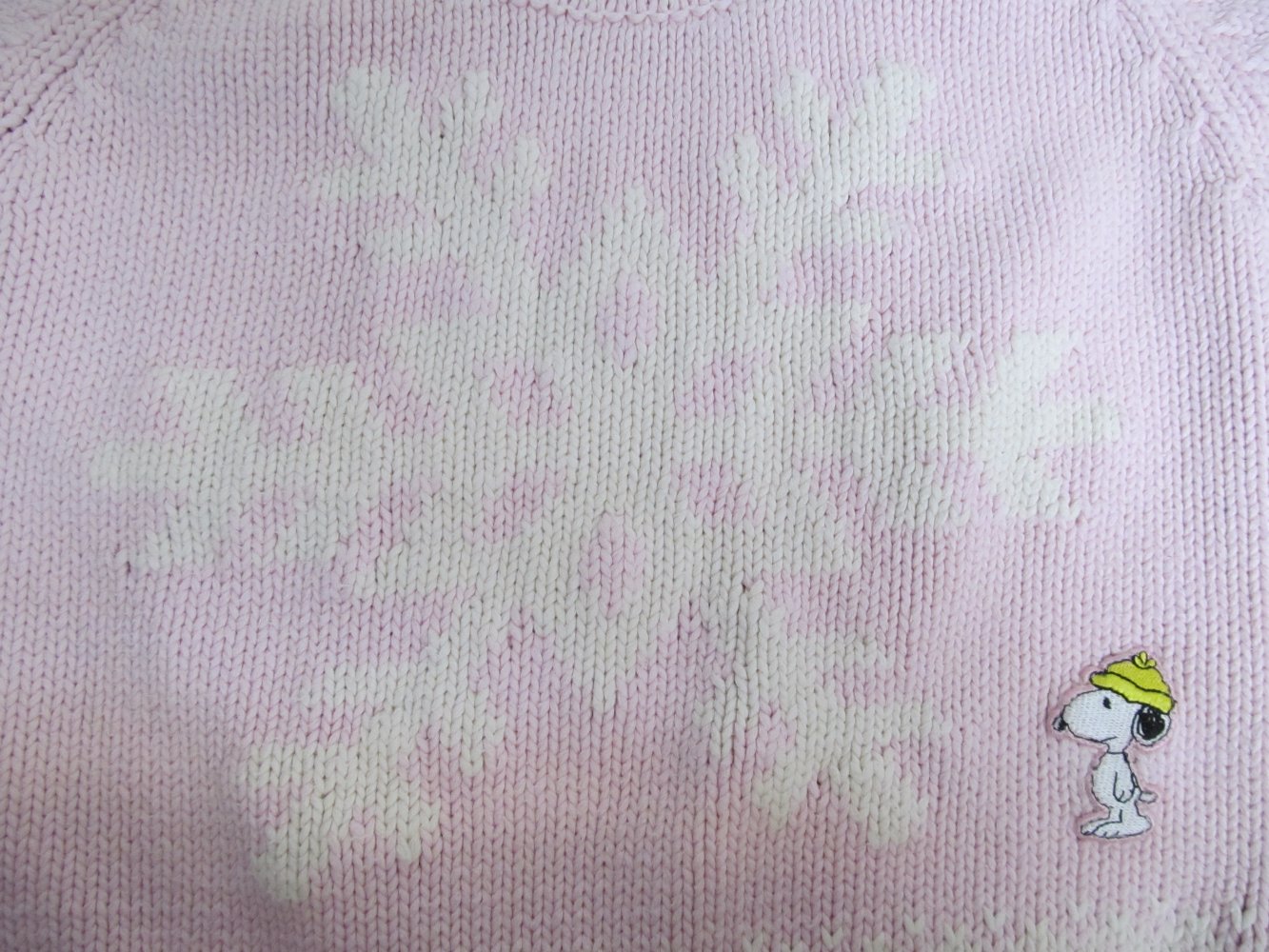 Strickpullover Pullover Pulli Shirt Gr. 116 Snoopy H&M