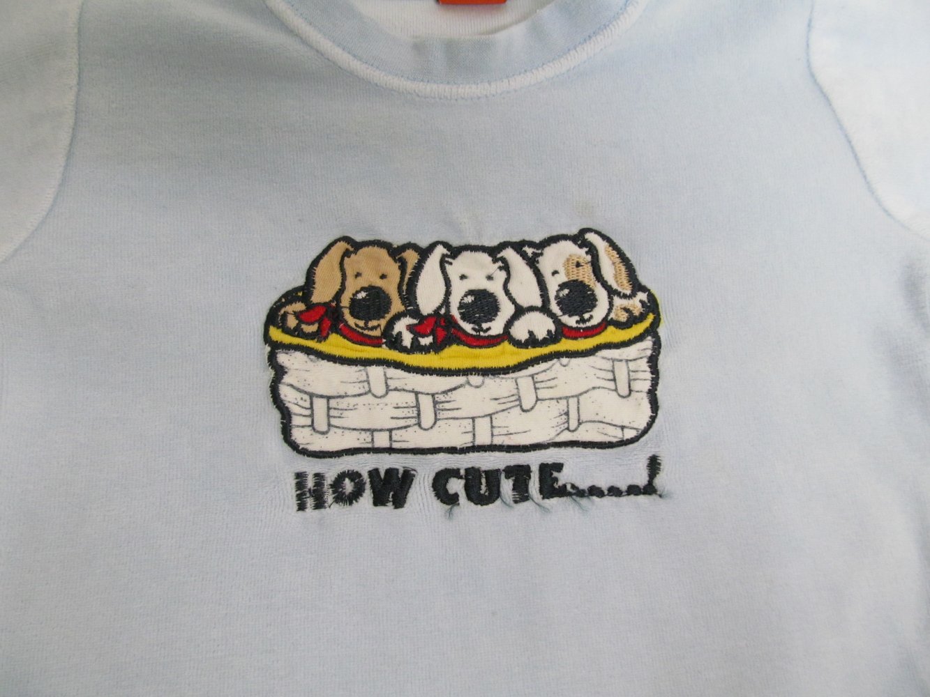 2 Teile Nicki-Set Hose Pullover Shirt Hund Gr. 68 Smily