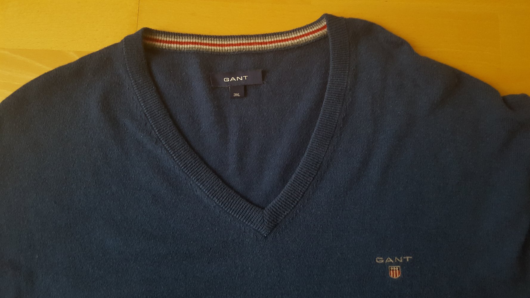 Gant Gr.XXL XL Strick Pulli Kaschmir Baumwolle 