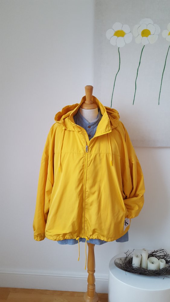 Calvin Klein leichte Jacke Windjacke Gelb Gr.L Olympia