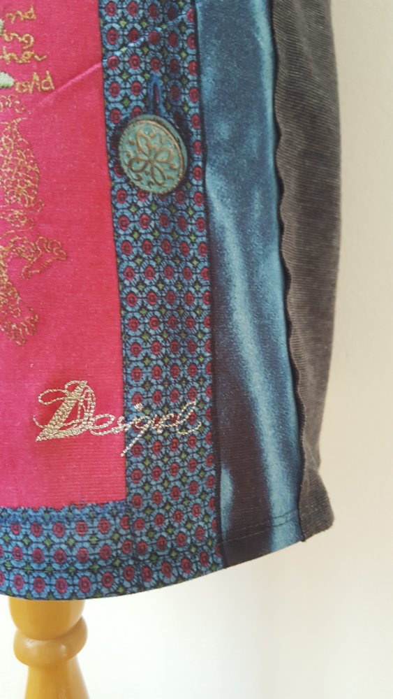 Desigual Kleid Gr.S Strech bunt