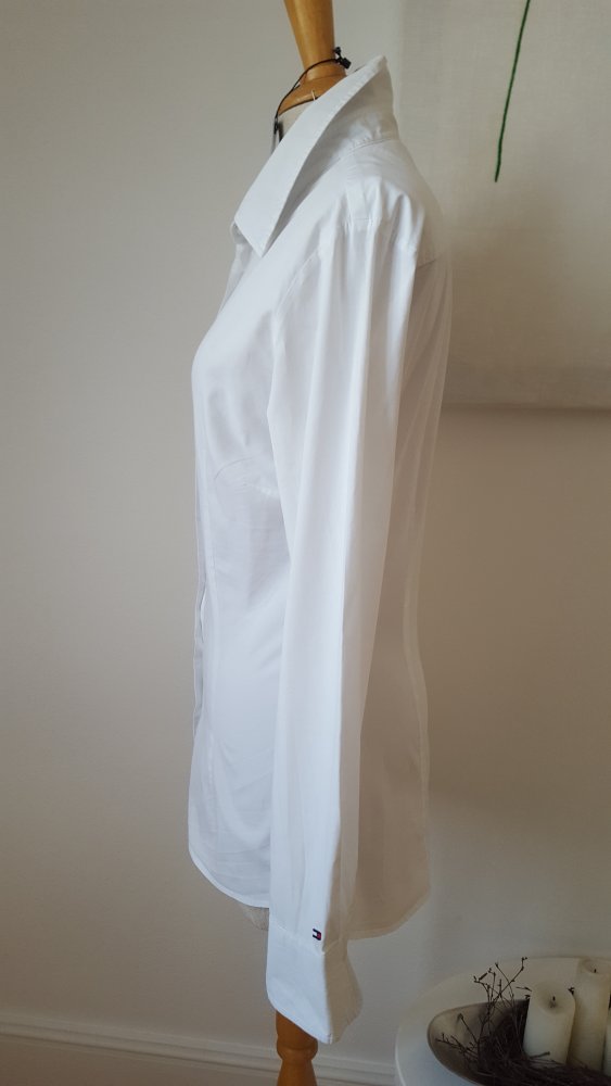 tommy hilfiger Hemd Bluse weiß Gr. S M