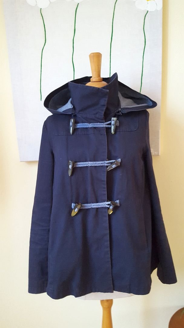Pull&Baer Dufflecoat Jacke Marine Gr.M 