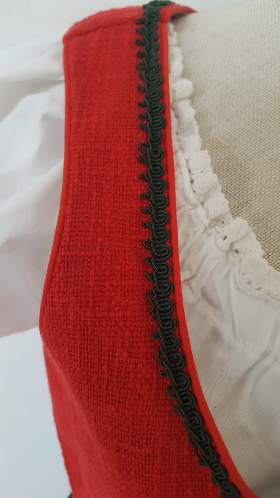 Dirndl Strässer Gr.S 36 Trachten Vintage Oktoberfest Kette Bluse