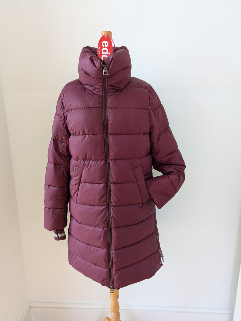  Esprit dicker Mantel Parka w Daunen Gr.S T.Hilfiger Mütze