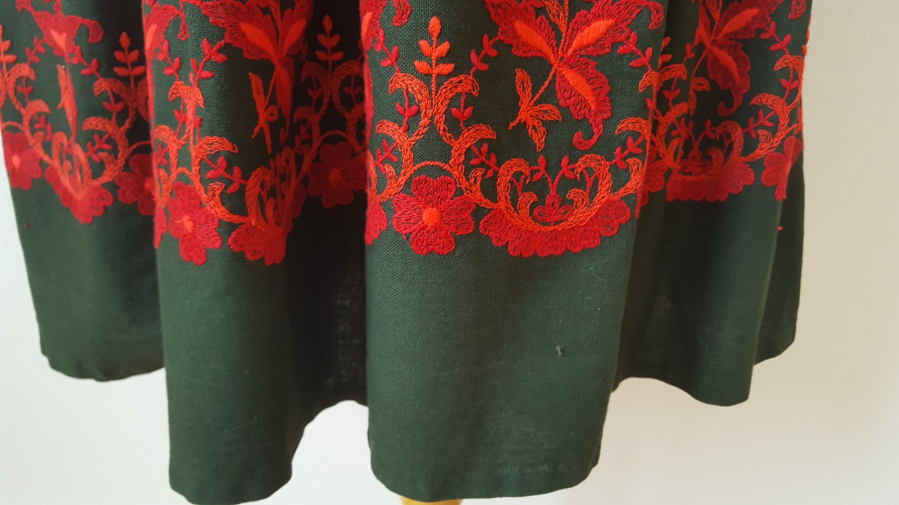 Dirndl Strässer Gr.S 36 Trachten Vintage Oktoberfest Kette Bluse