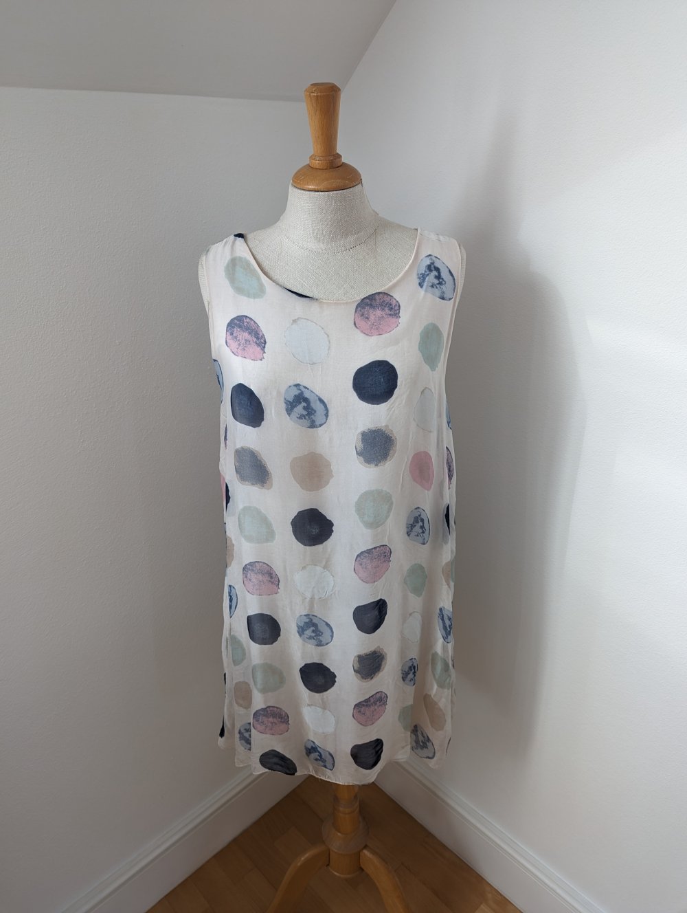 Kleid Made in Italy Seide Sommer Gr.L