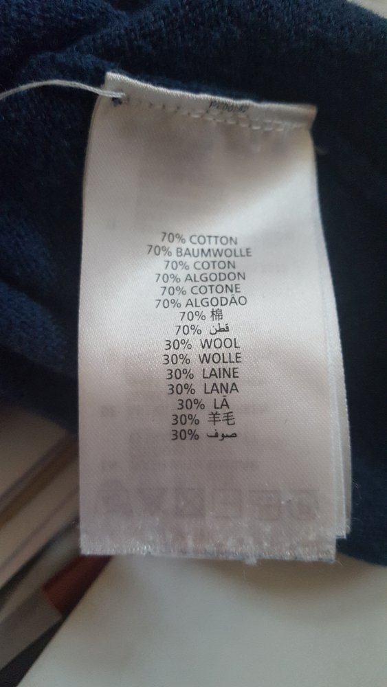 Gant Gr.XXL XL Strick Pulli Kaschmir Baumwolle 