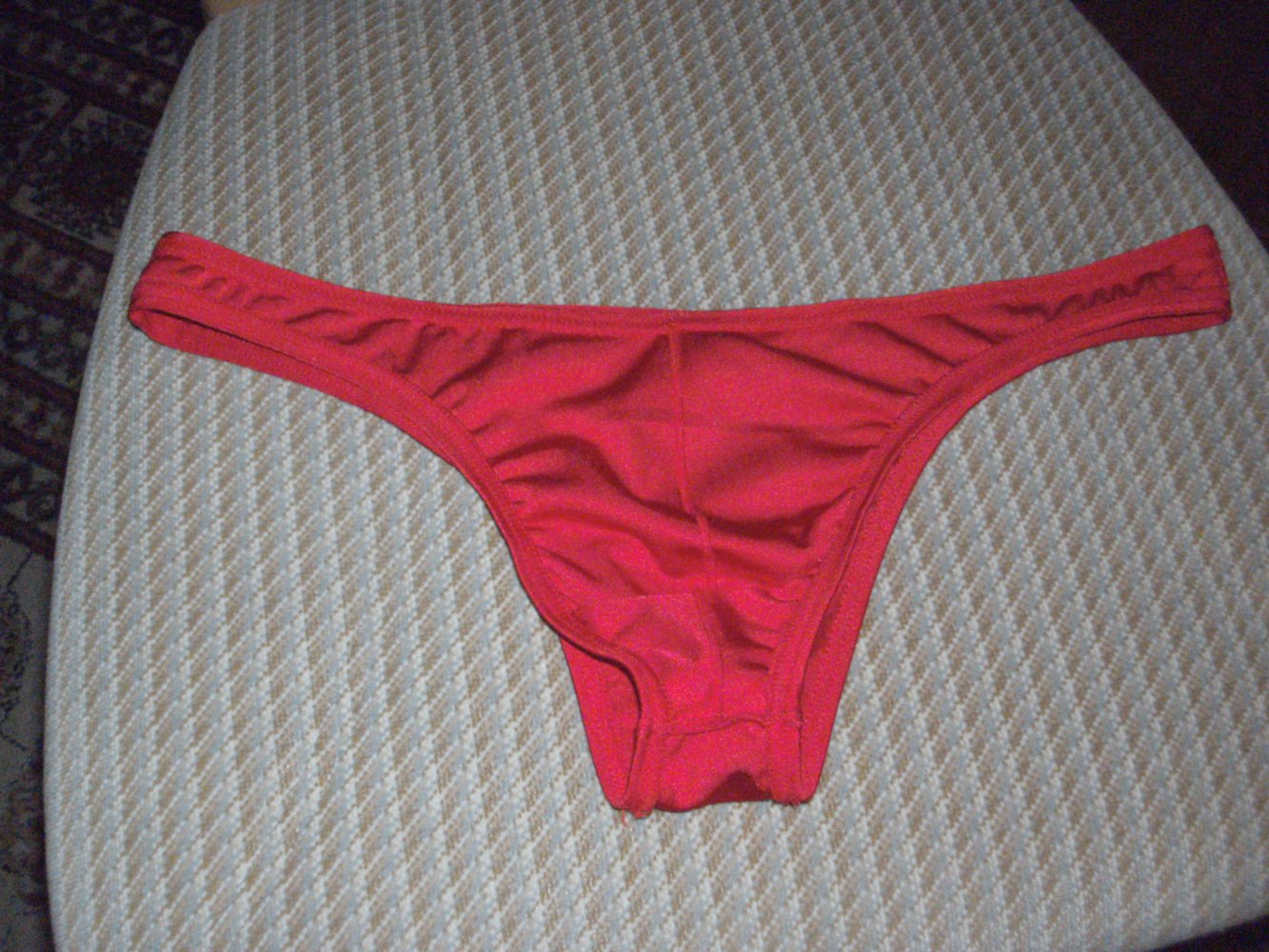 Herren Badehose, Badetanga, Bademinislip,M,rot