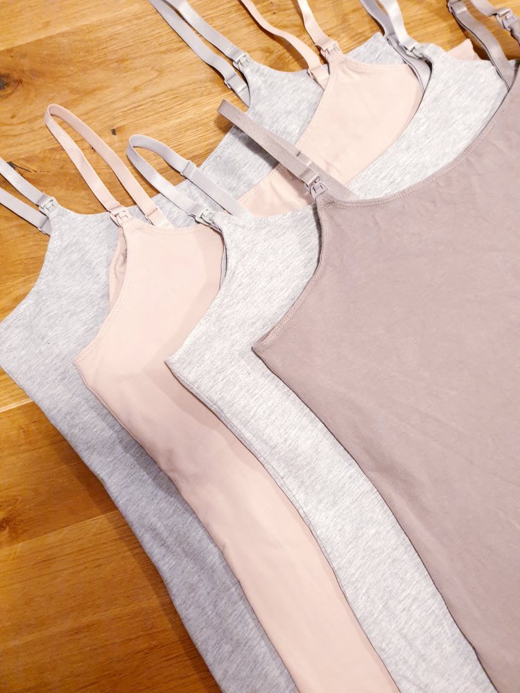 4x H&M Gr. L Stilltops Stillmode Stillshirt Trägertops 