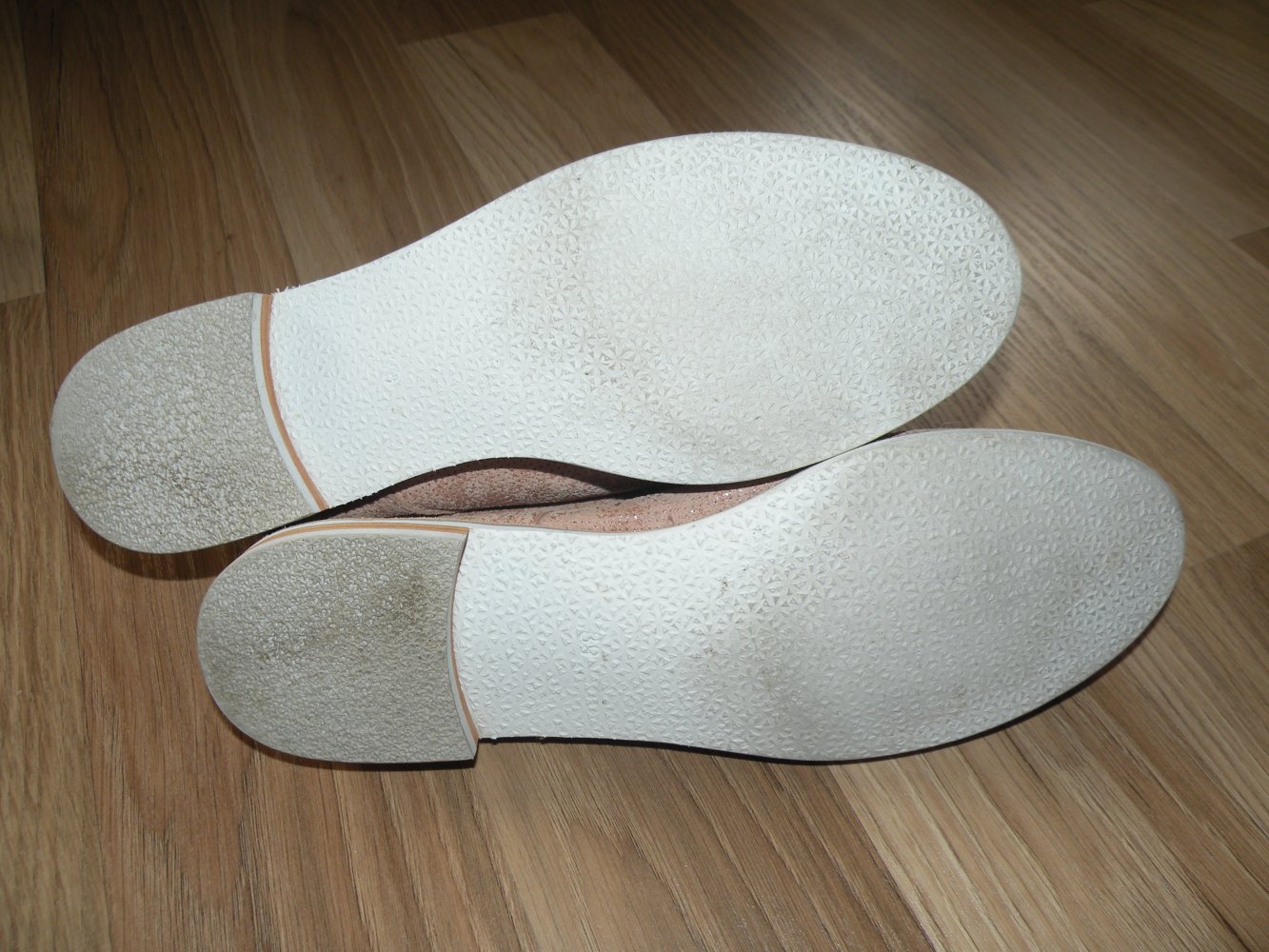 Damen Sneaker Schnürschuhe Gr. 39 Caprice 2x getragen top altrosa Leder Frühling