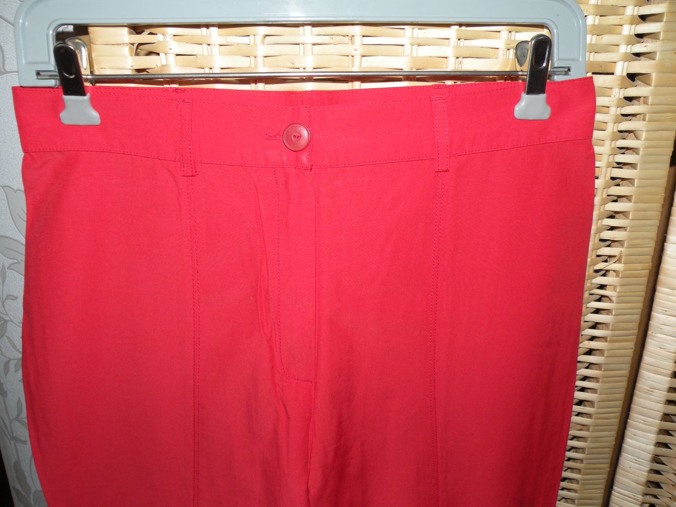 3/4 Mädchen Damen Sommer Hose Rot Gina Benotti super Zustand Gr. S 36 38