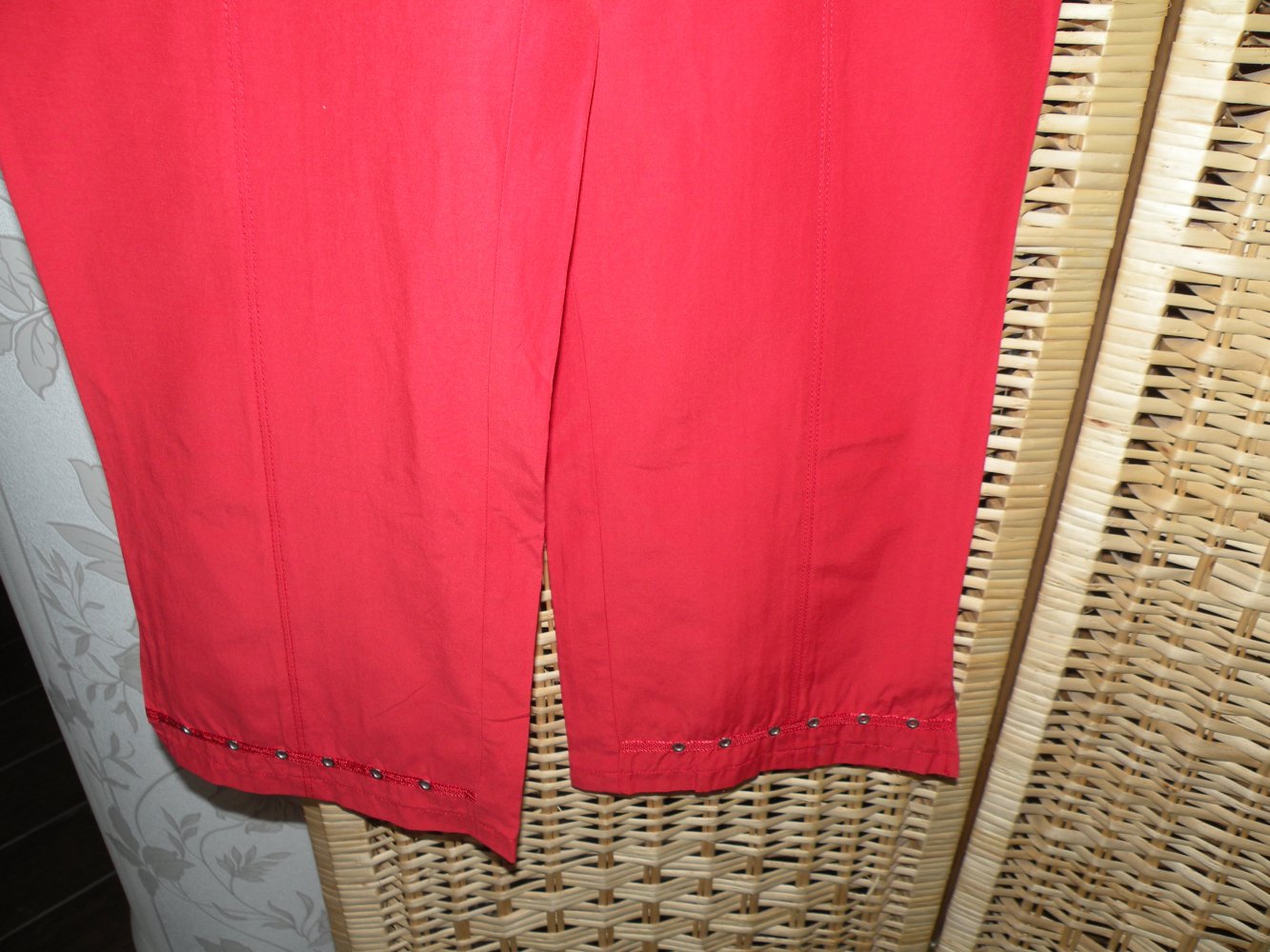 3/4 Mädchen Damen Sommer Hose Rot Gina Benotti super Zustand Gr. S 36 38