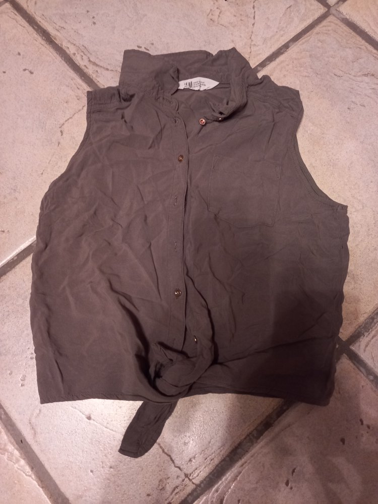 Bluse ärmellos