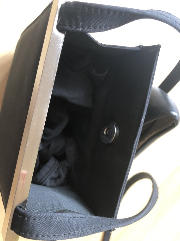 Jean Pascale Clutch, klassisch schwarz, Handtasche