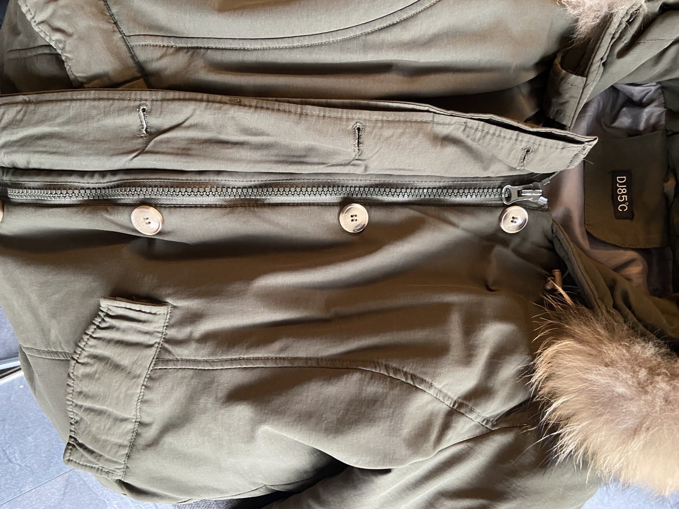 Steppjacke Pufferjacke Kaputze 