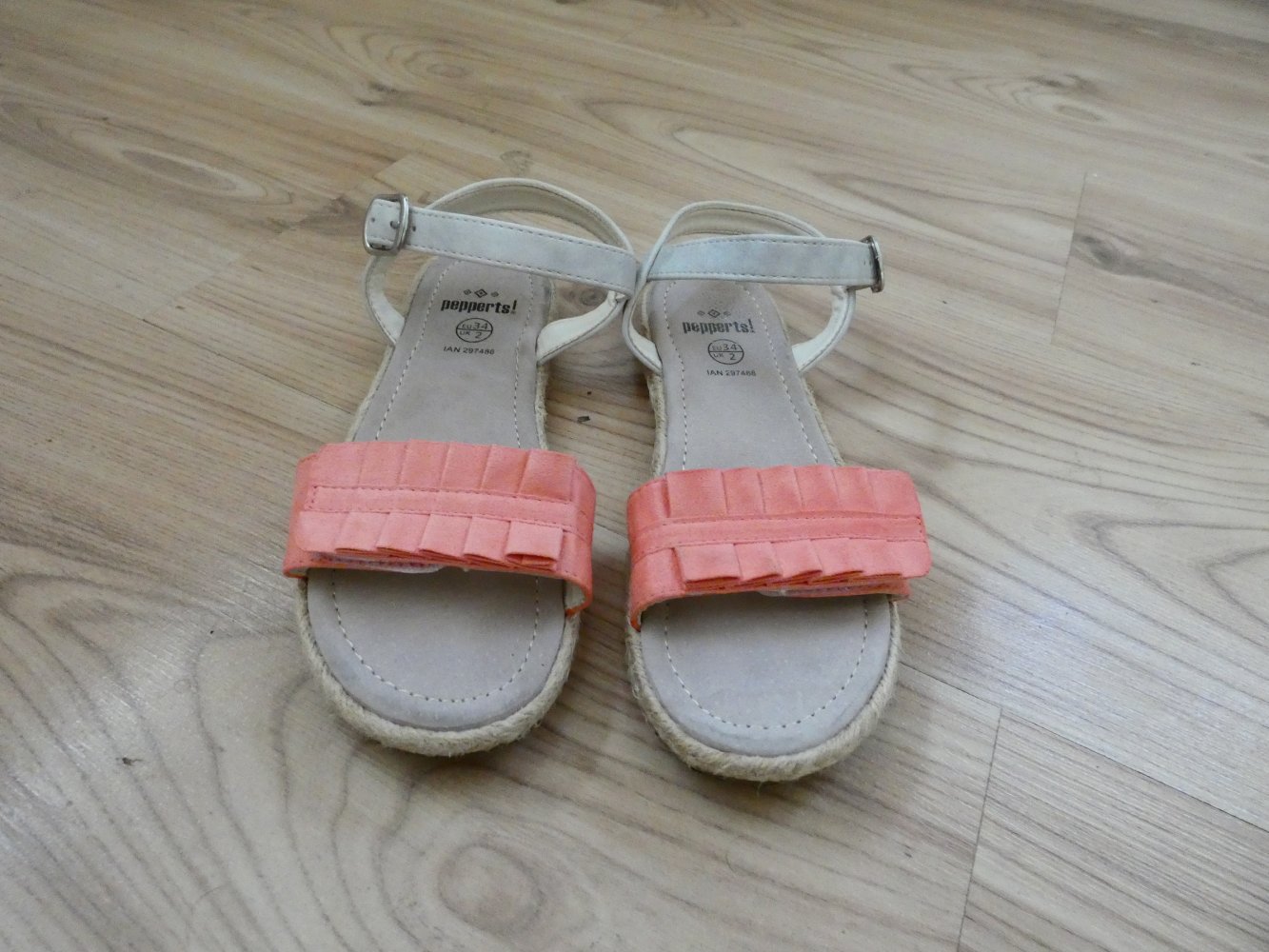 Mädchen Sandalen Rosa Gr. 34