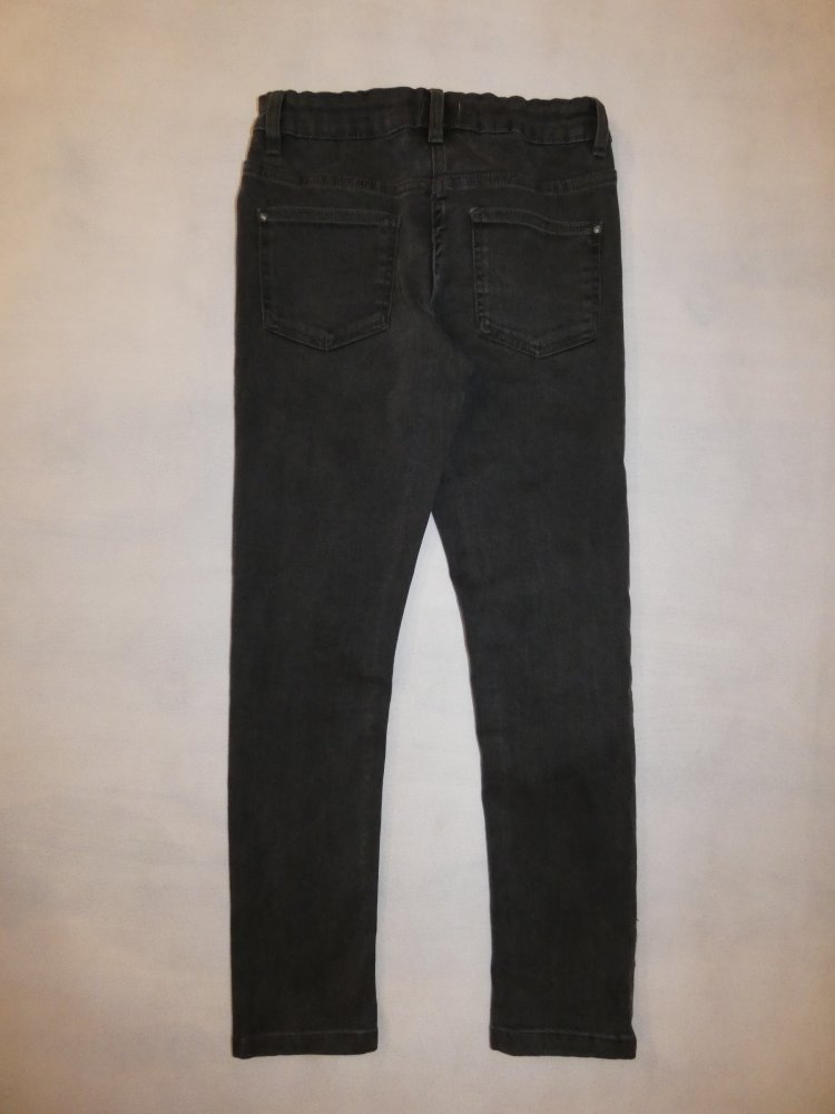 Wie neu! Mädchen Jeans Hose Anthrazit Grau Gr. 146