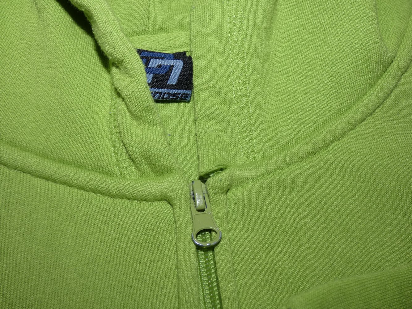 Jungen Sweatjacke mit Kapuze Grün Gr. 158 164