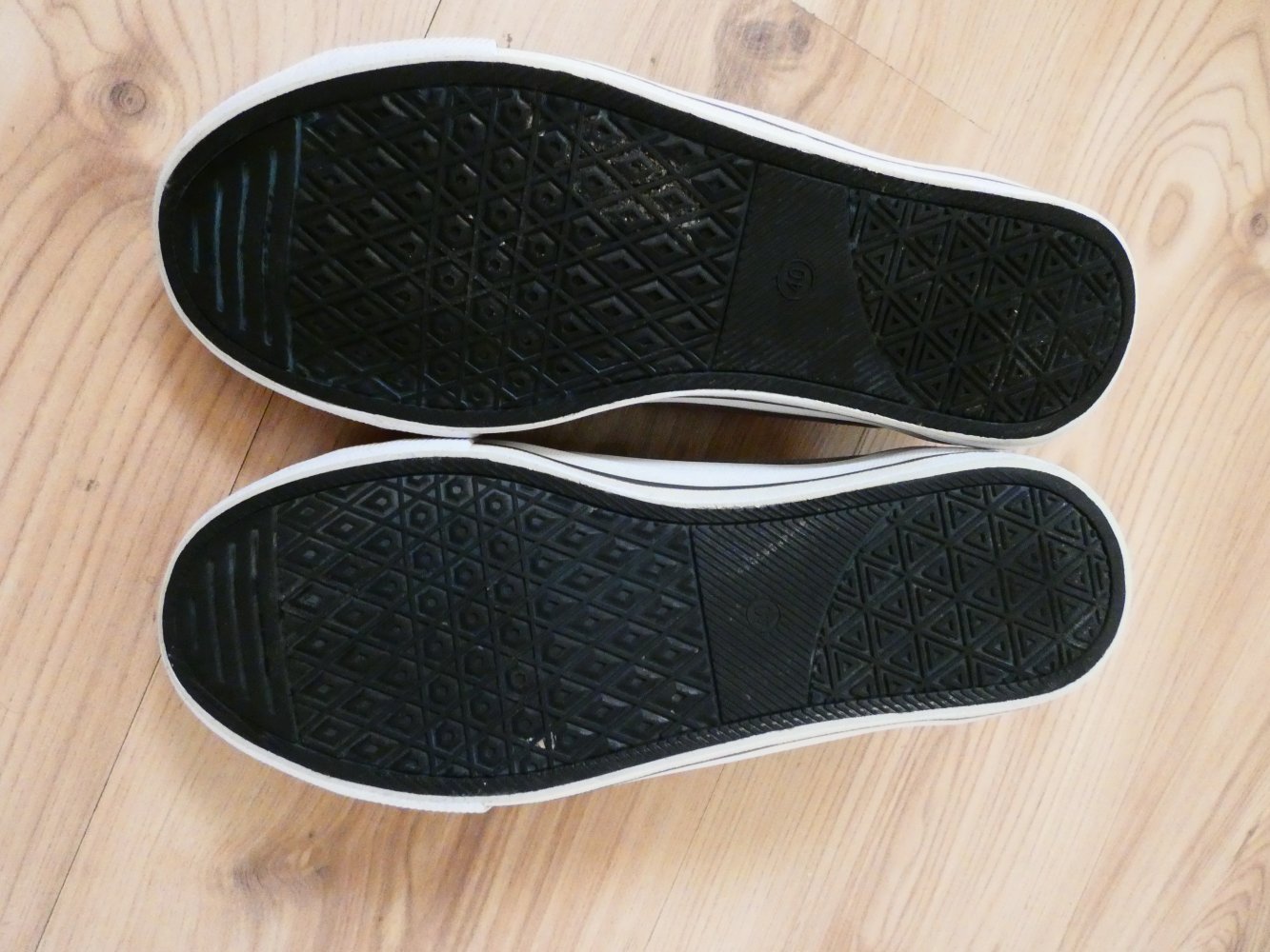 Herren Jungen Canvas Schuhe Grau Gr. 40