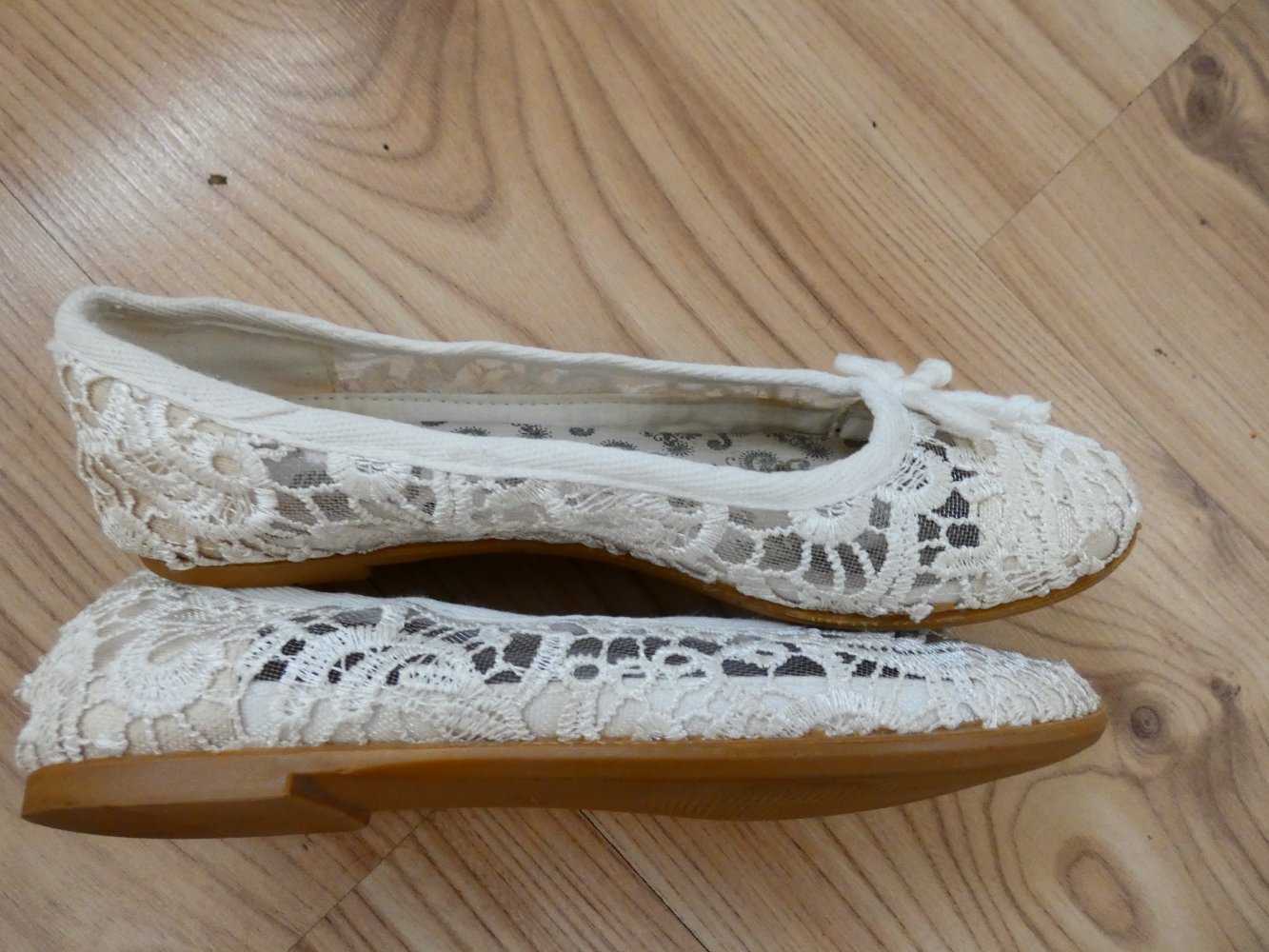 Mädchen Ballerinas Beige Gr. 33