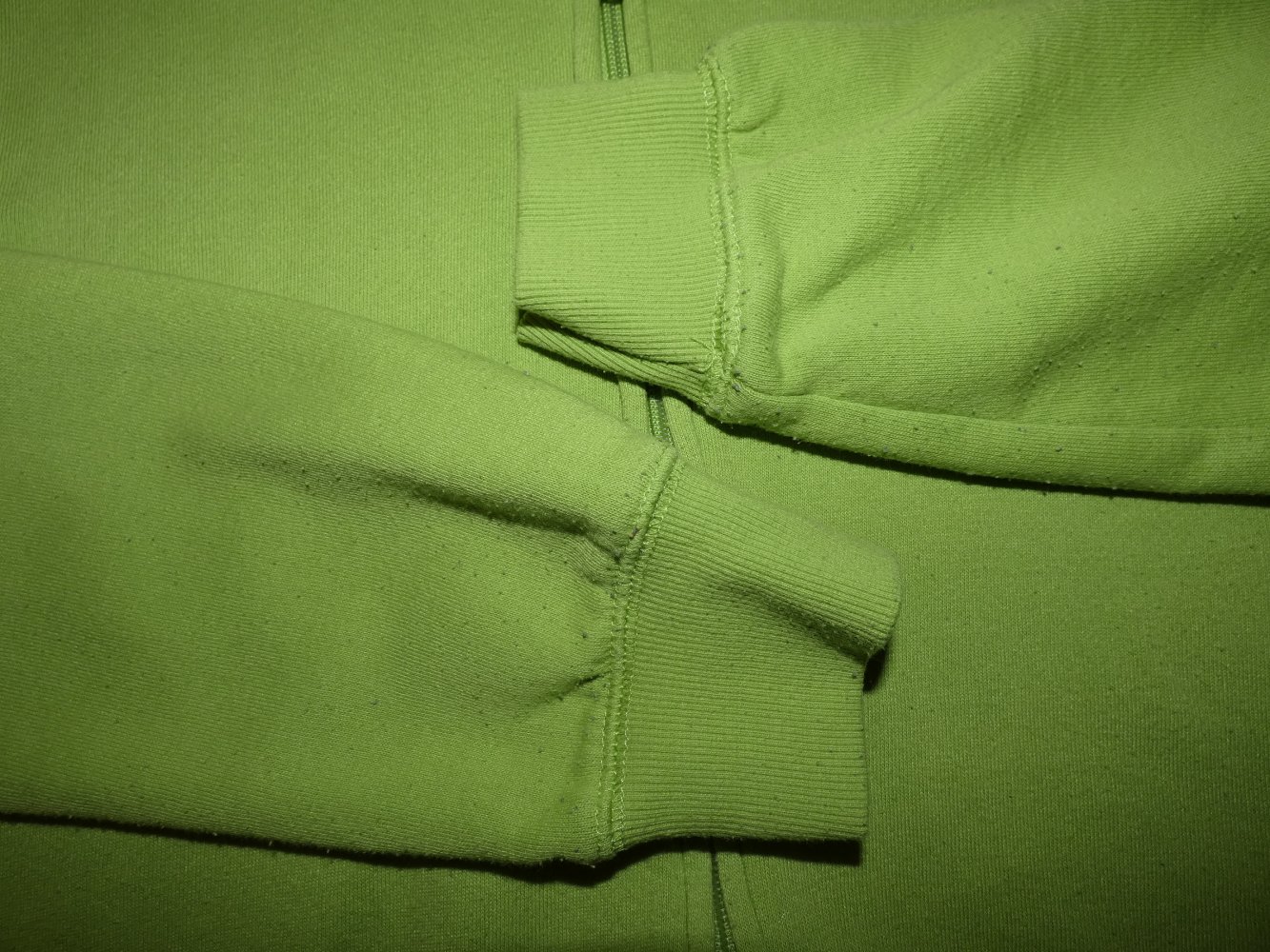 Jungen Sweatjacke mit Kapuze Grün Gr. 158 164