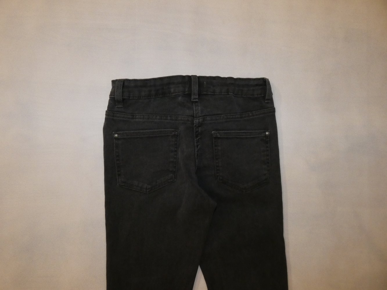 Wie neu! Mädchen Jeans Hose Anthrazit Grau Gr. 146