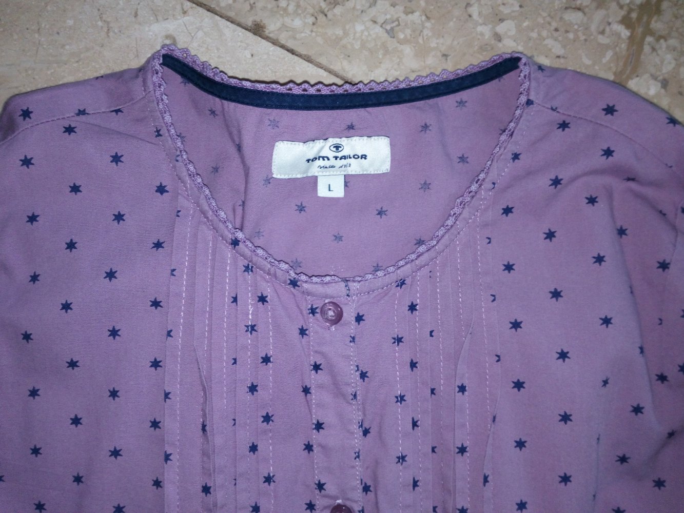 Tom Tailer Mädchen Bluse Gr. L / 158-164 langarm
