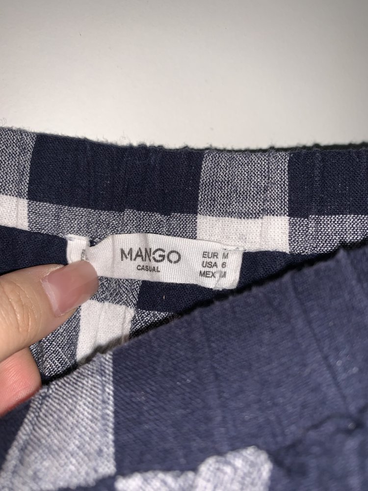 Karierter Jumpsuit von Mango - Größe M - Zustand: sehr gut!