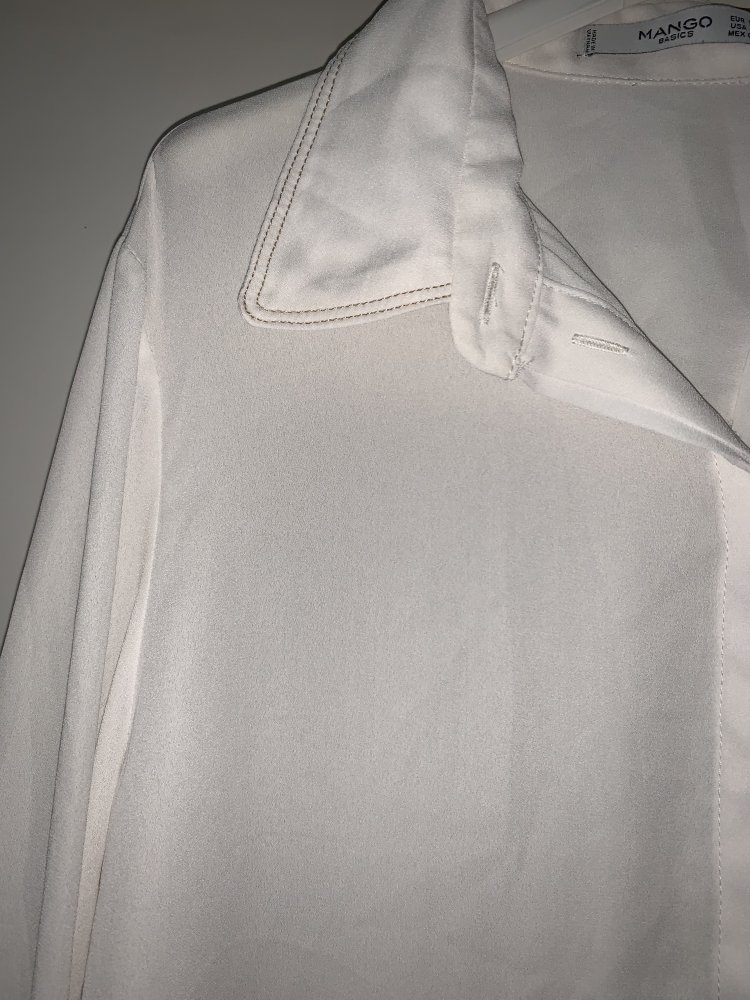 Weiße Bluse von Mango - Größe: S - Zustand: sehr gut!