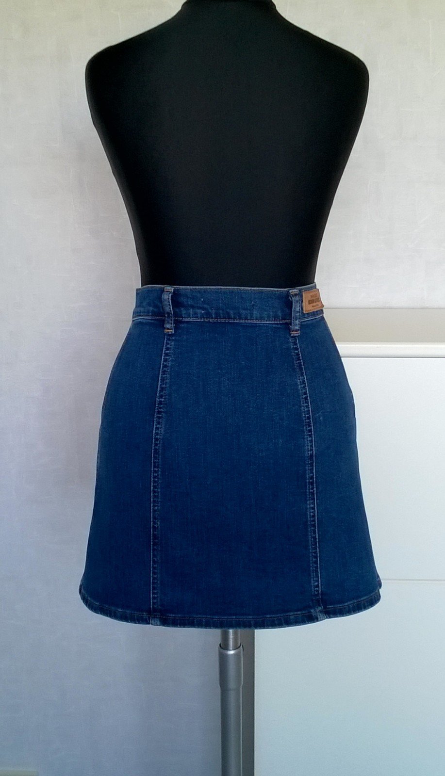 Jeansrock Minirock A-Linie dunkelblau Gr. XS Mango Denim & Tees neu