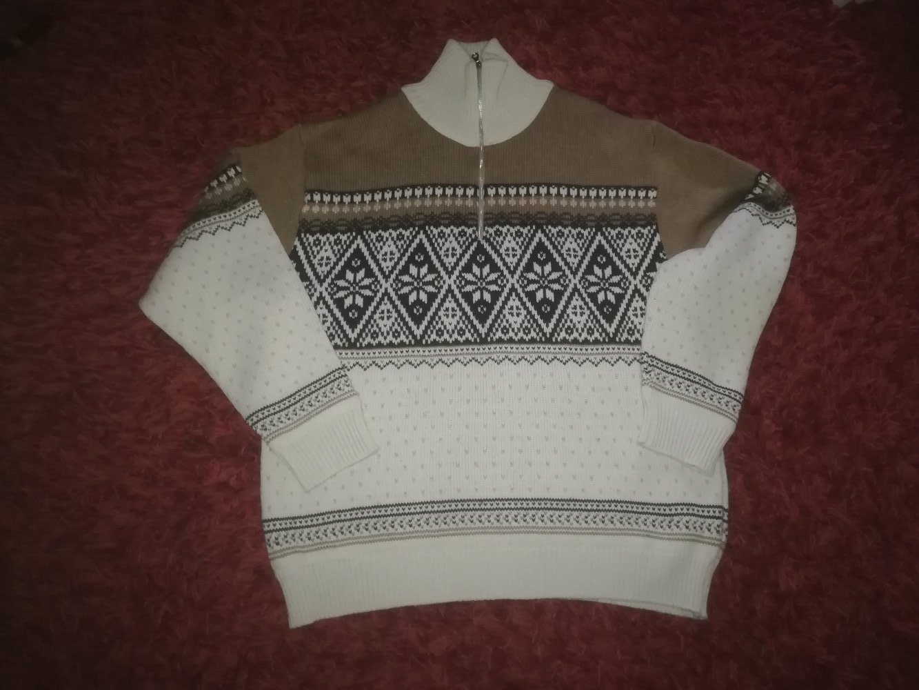 Dicker Herren Norweger Pullover gr 52 guter Zustand