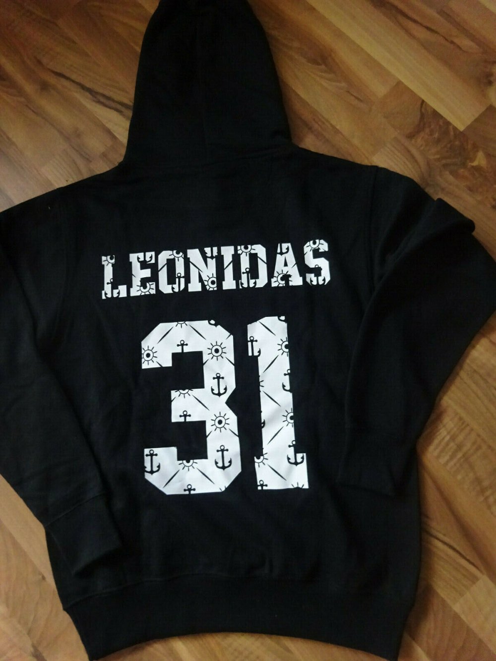 Trade Mark Kapuzenpullover ,Hoodie für Herren Schwarz in M,neu,Leonidas 31