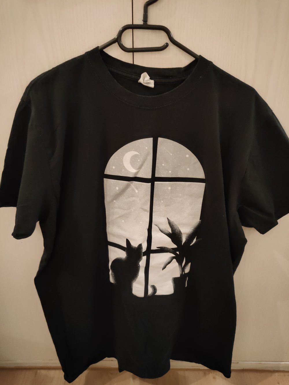 T-Shirt mit Motiv Katze