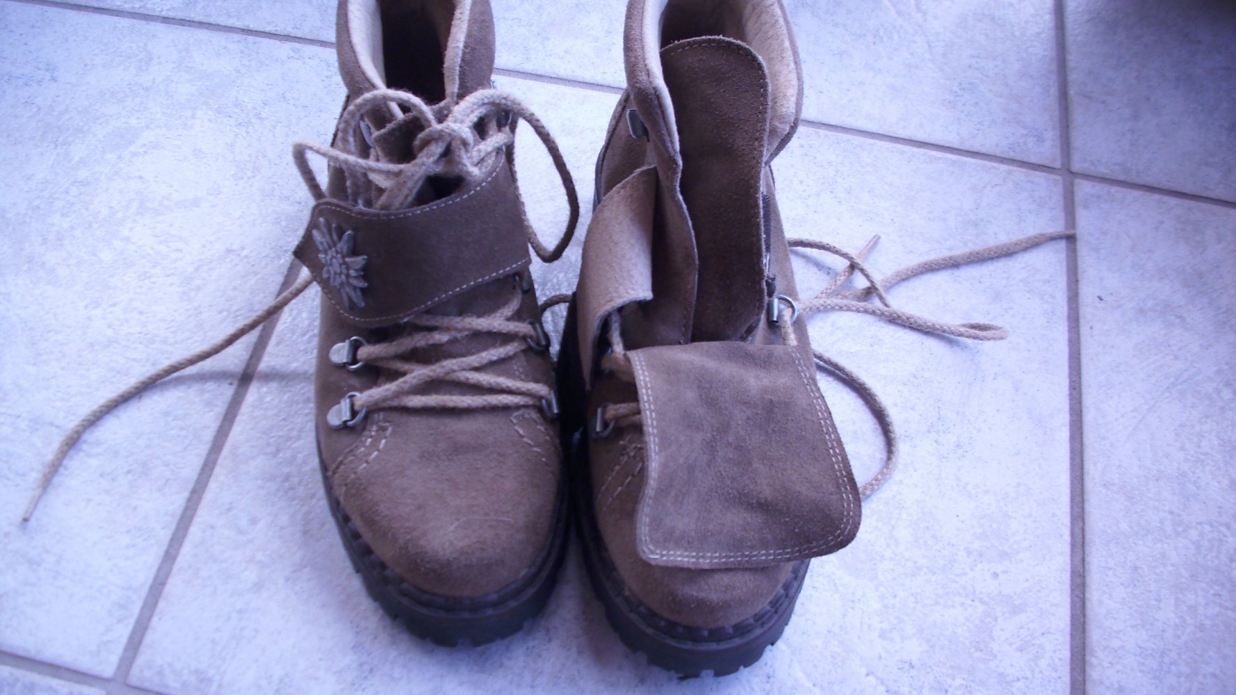 Landhaus Schuhe Leder Gr. 36