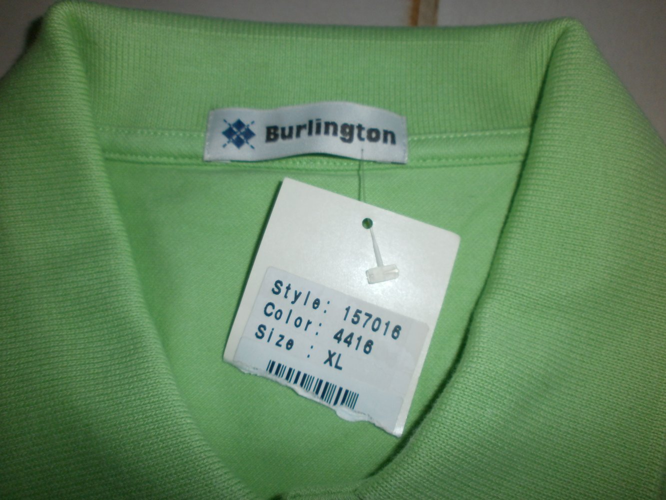 Polo Shirt grün, ärmellos Gr. L - Burlington - neu