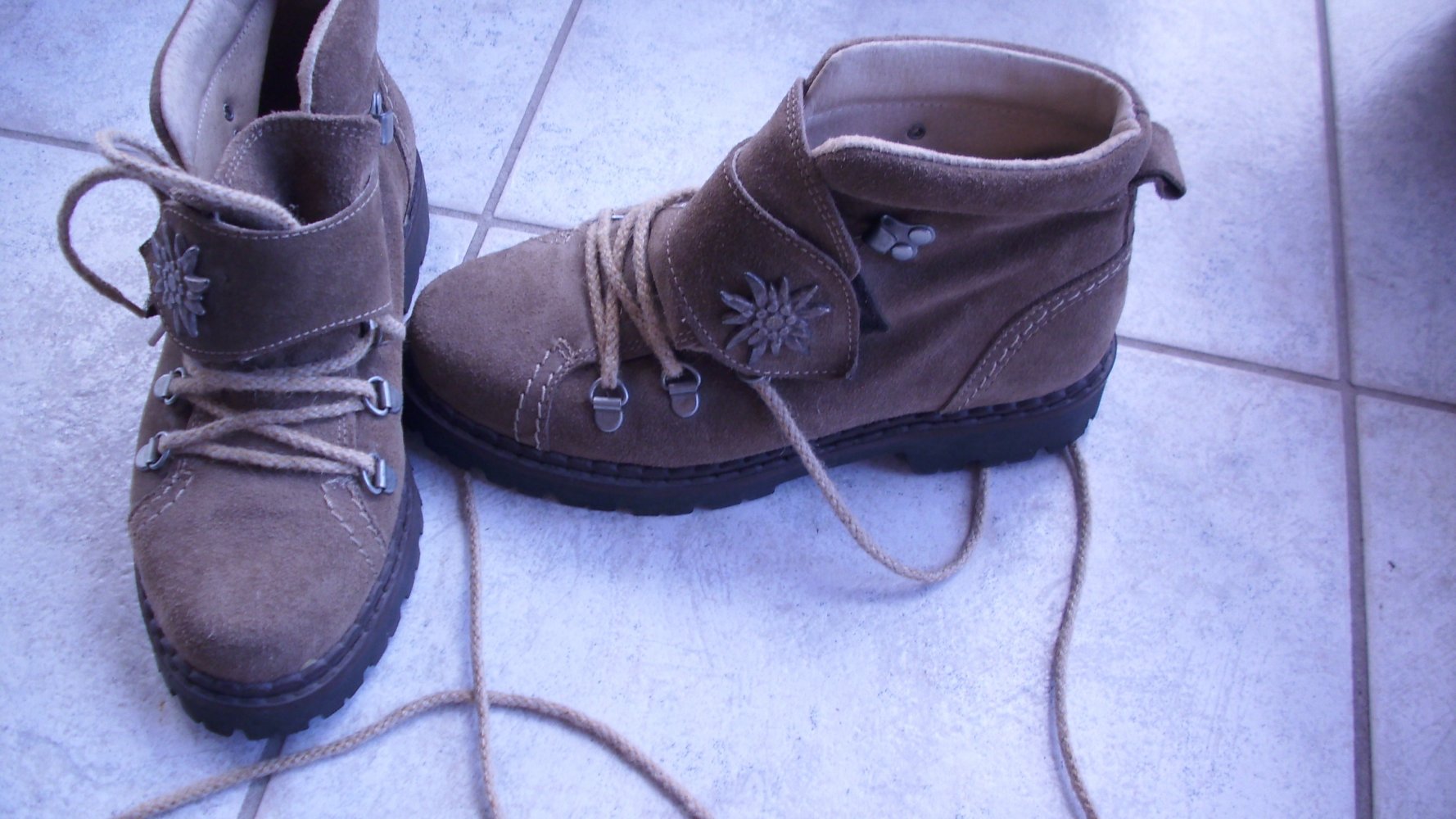 Landhaus Schuhe Leder Gr. 36