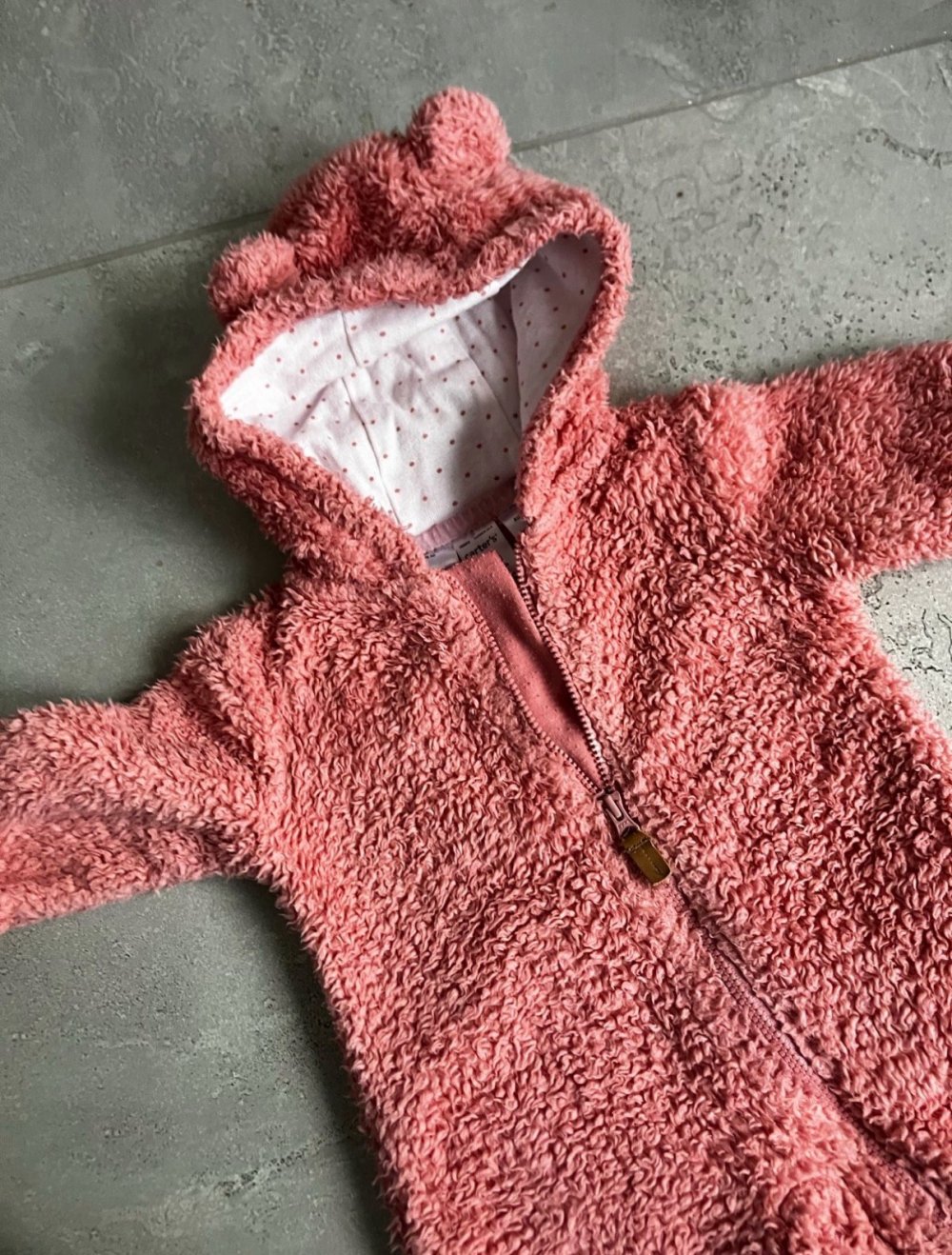 Kuscheliger Baby Overall rosa Größe 3 Monate ❤️