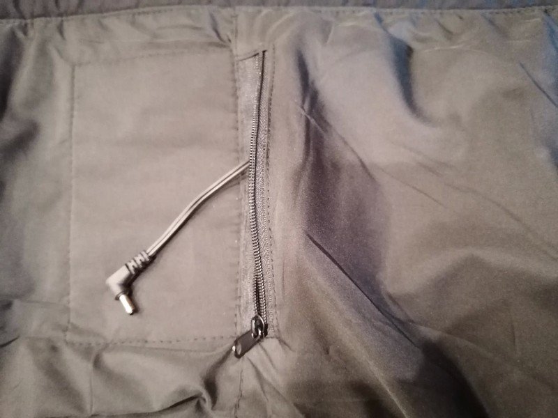 Beheizbare Jacke mit Akku und Abnehmbare Kapuze Gr. M
