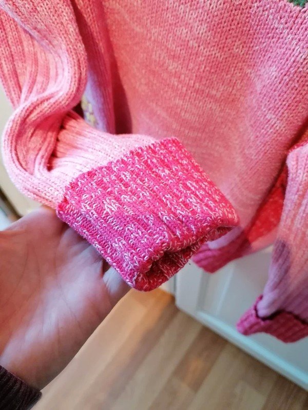 rosa Strickpullover von TCM Tchbo Gr. 122/128 Rollkragen