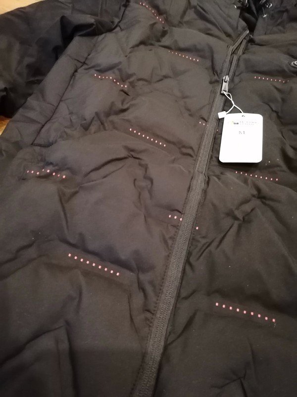 Beheizbare Jacke mit Akku und Abnehmbare Kapuze Gr. M