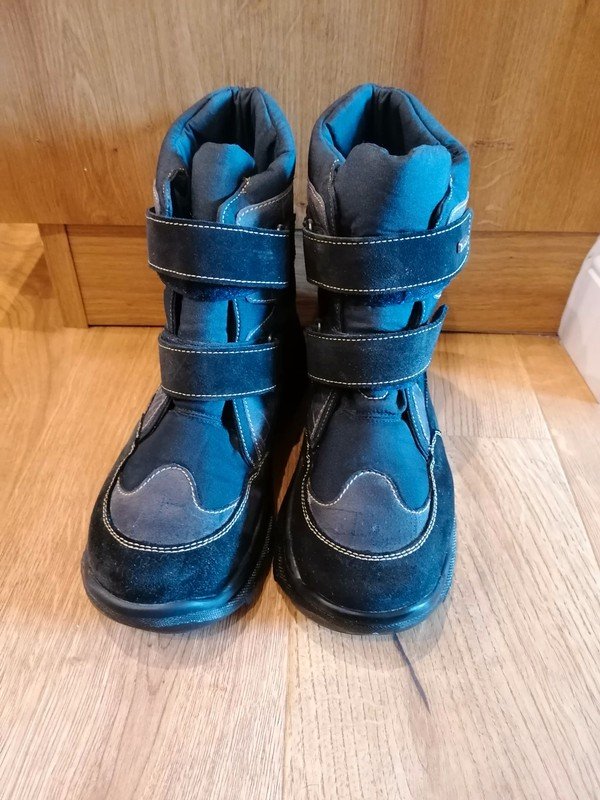 Winterstiefel warm gefüttert Däumling Gr. 40 Klettverschluss