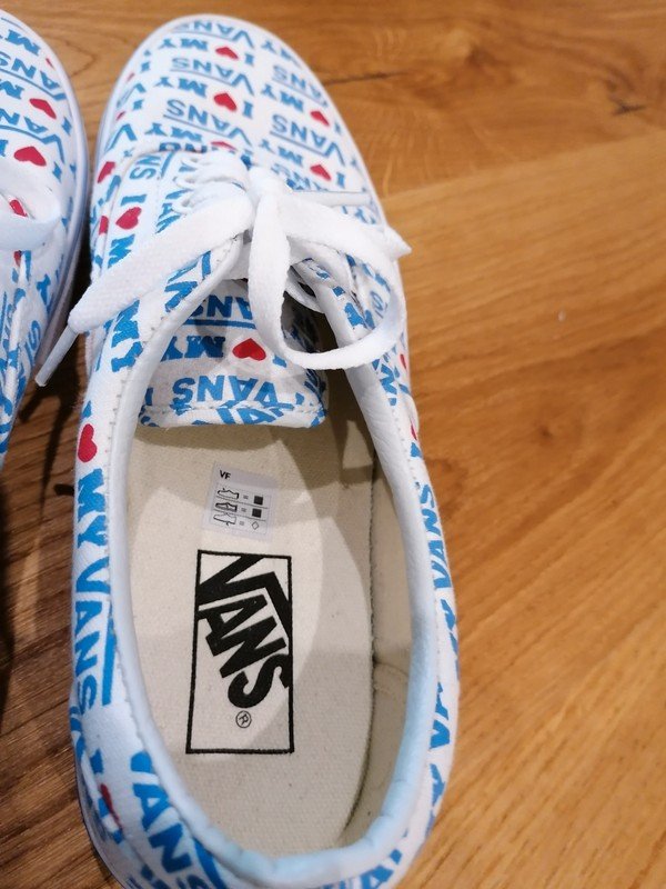 neue Vans Gr. 40 weiß blau Heart Era (I Heart (True White)