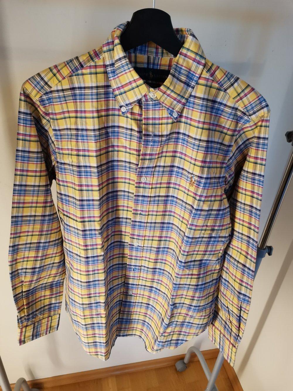 Vintage buntes kariertes Polo Ralph Lauren Hemd (Größe S)