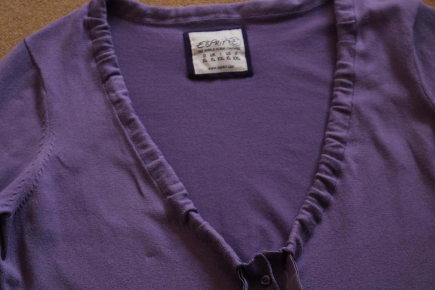 Esprit Bolero / Strickjacke lila Gr. XL - super schön -