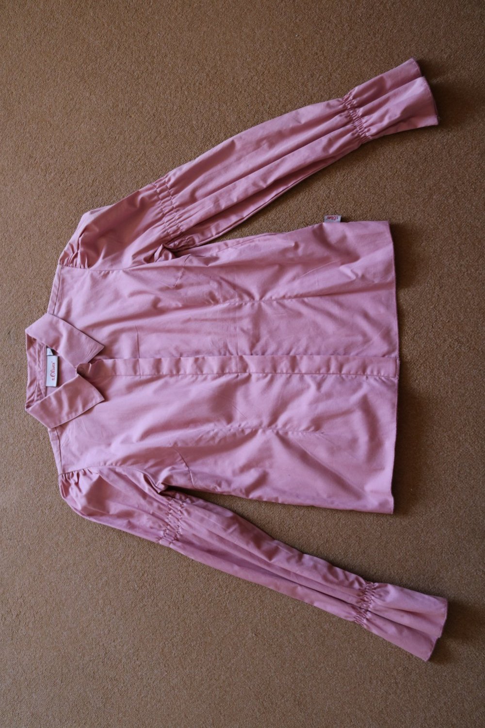 S.Oliver Bluse Gr. 164 (L) altrosa - wie neu -