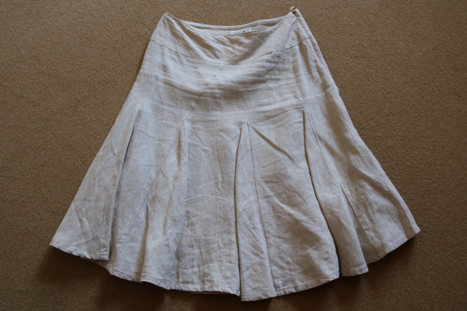 Comma Rock beige Gr. 34 - sehr edel -