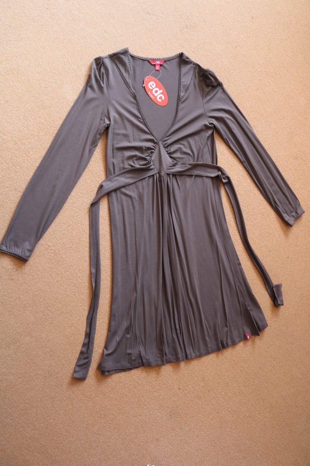 edc by Esprit Kleid khaki Gr. XL - neu mit Etikett -