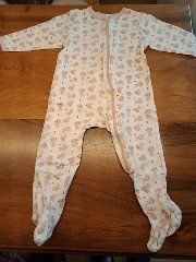 Pijama weiss mit Häschen
