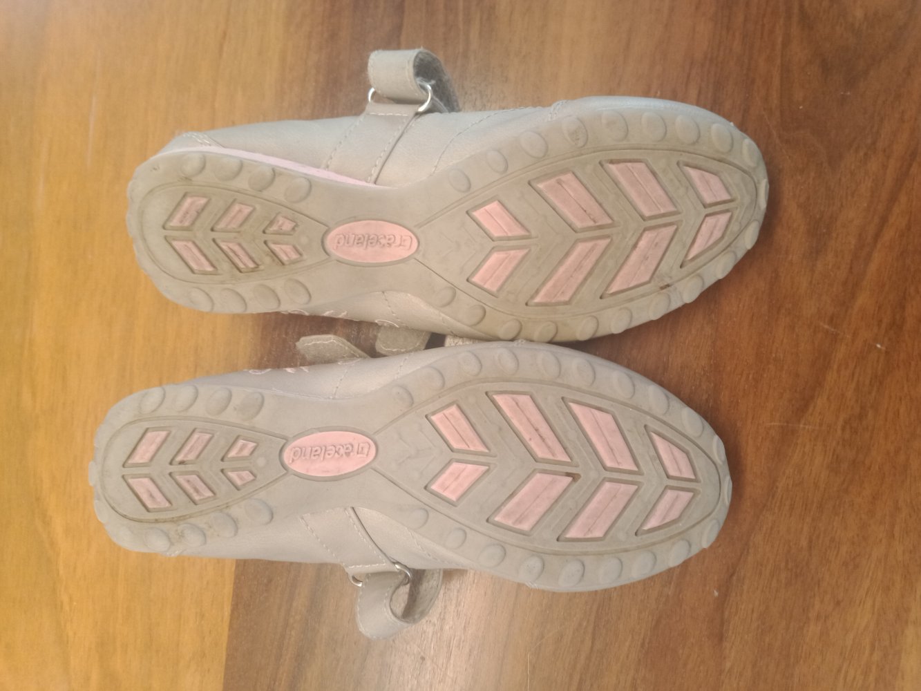 Halbschuhe beige